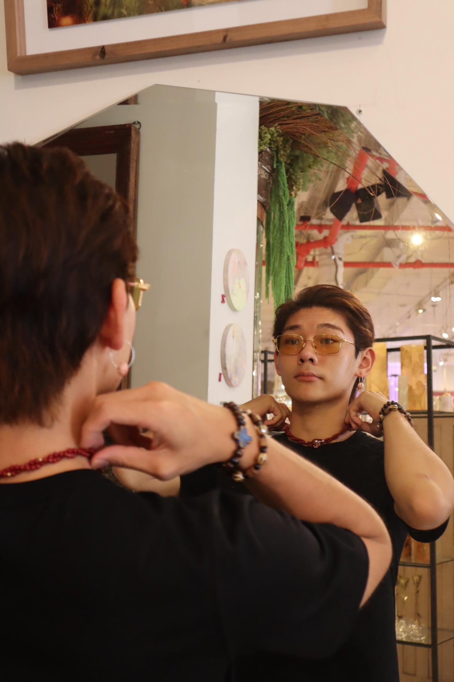 Handcrafted Ceramic Bead Bracelet | Earth and Sky Collection