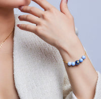 Ink-Imagination Blue Porcelain Bracelet