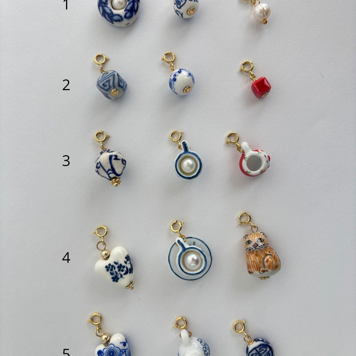 Custom Porcelain Kitty Necklace