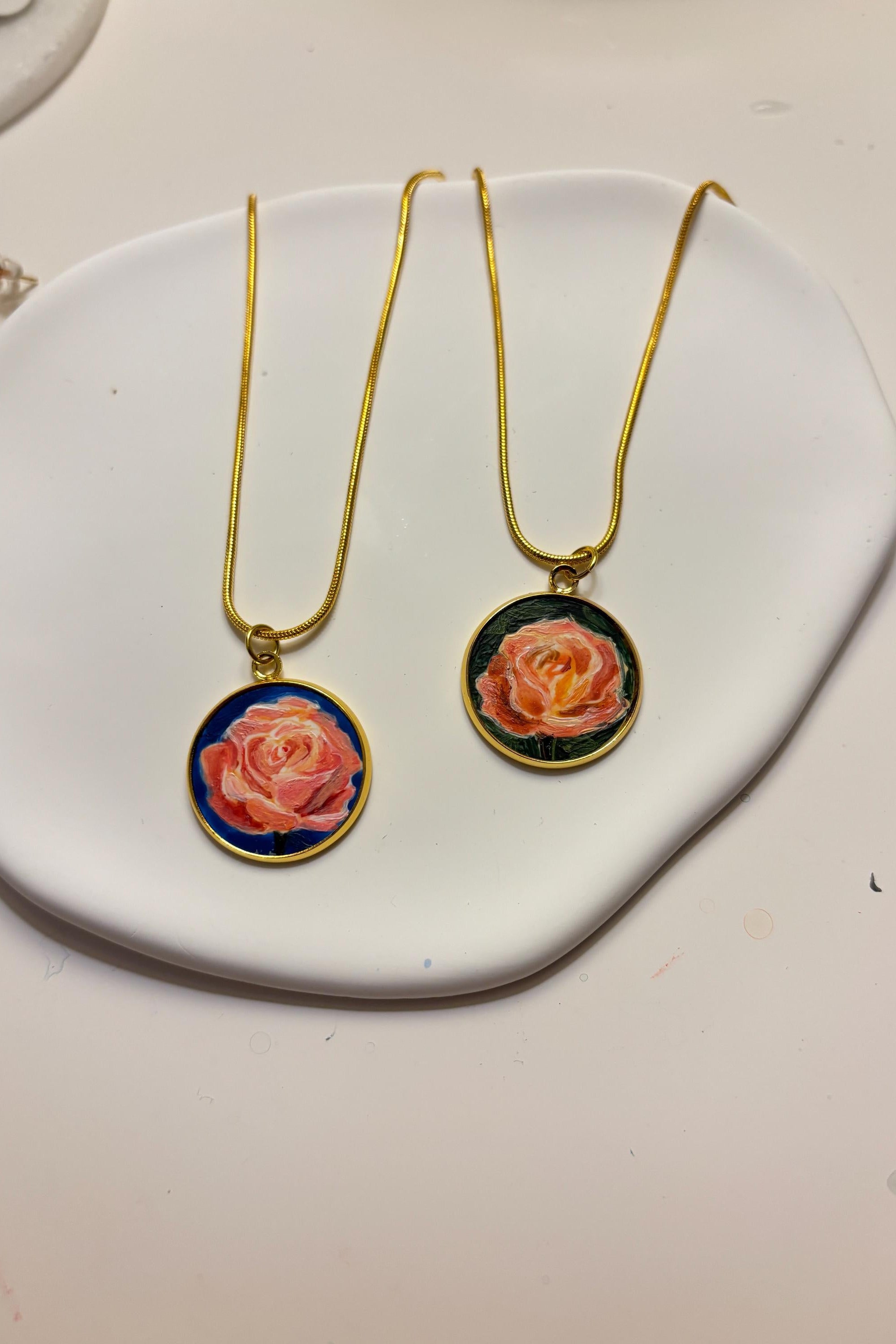 Customizable Ceramic Pendant Necklace | Customize Gift | Romantic Gift