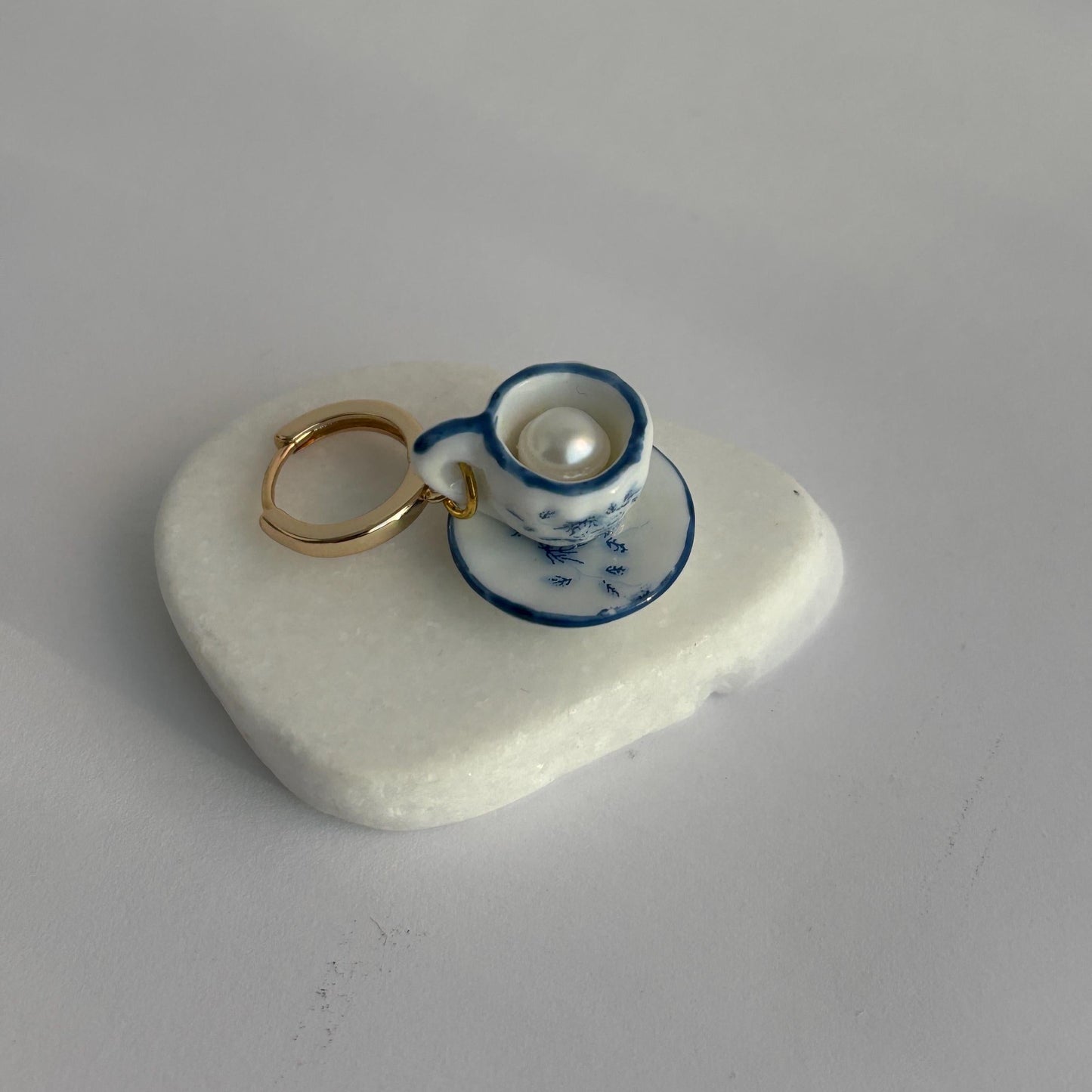 My Cup of Tea Porcelain Tea Set Earrings