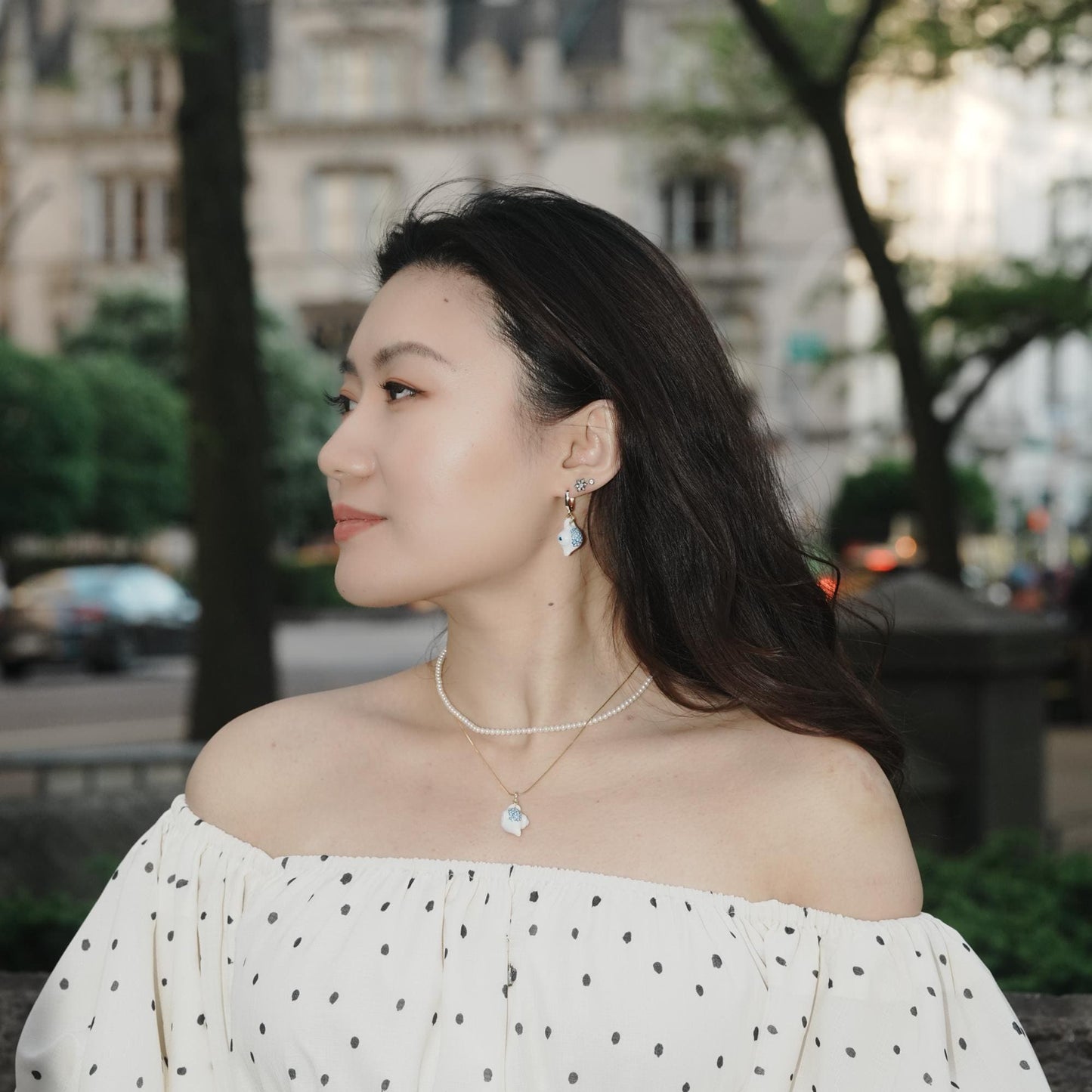 My Cup of Tea Porcelain Tea Set Earrings
