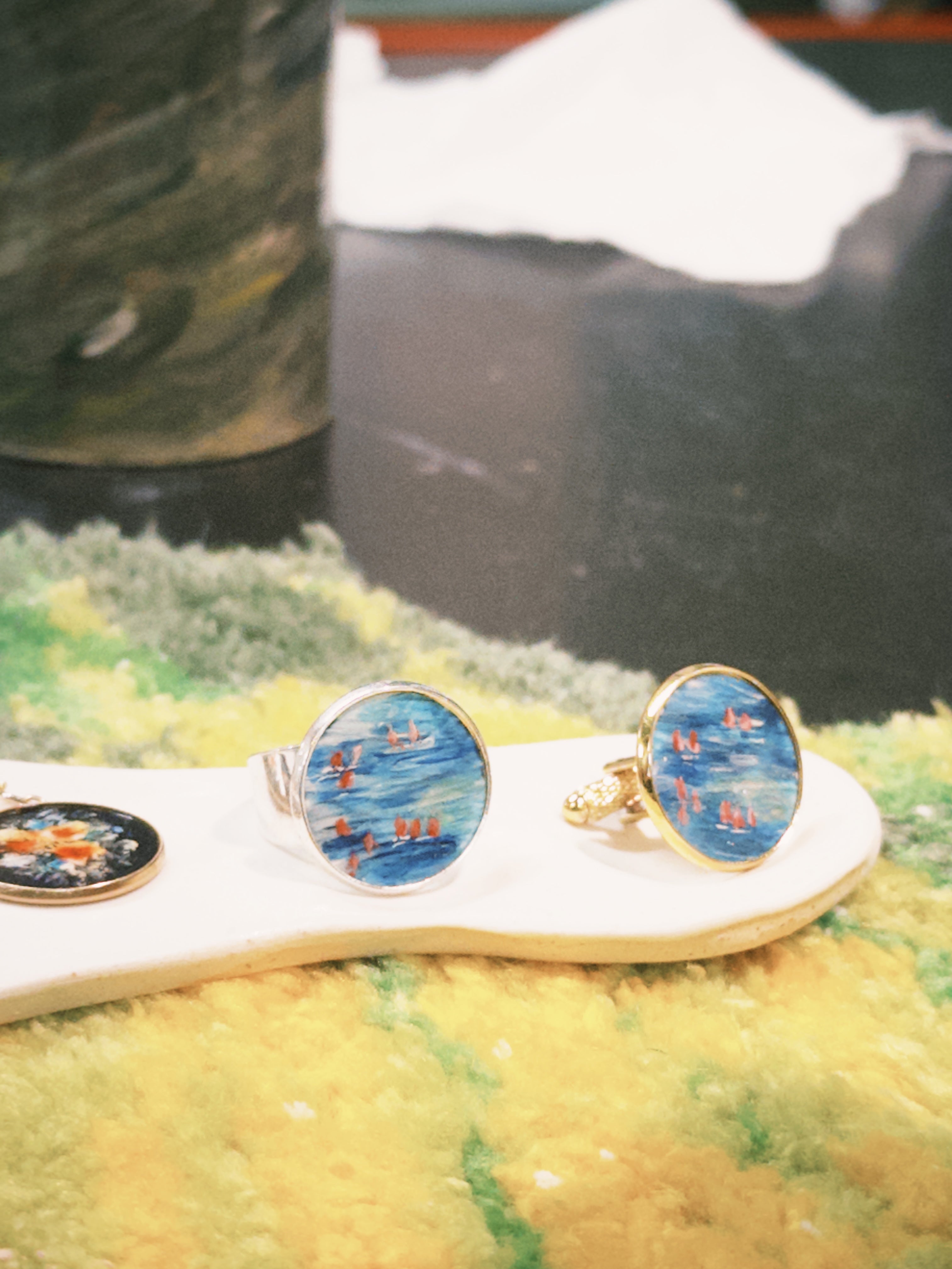 Student pottery work