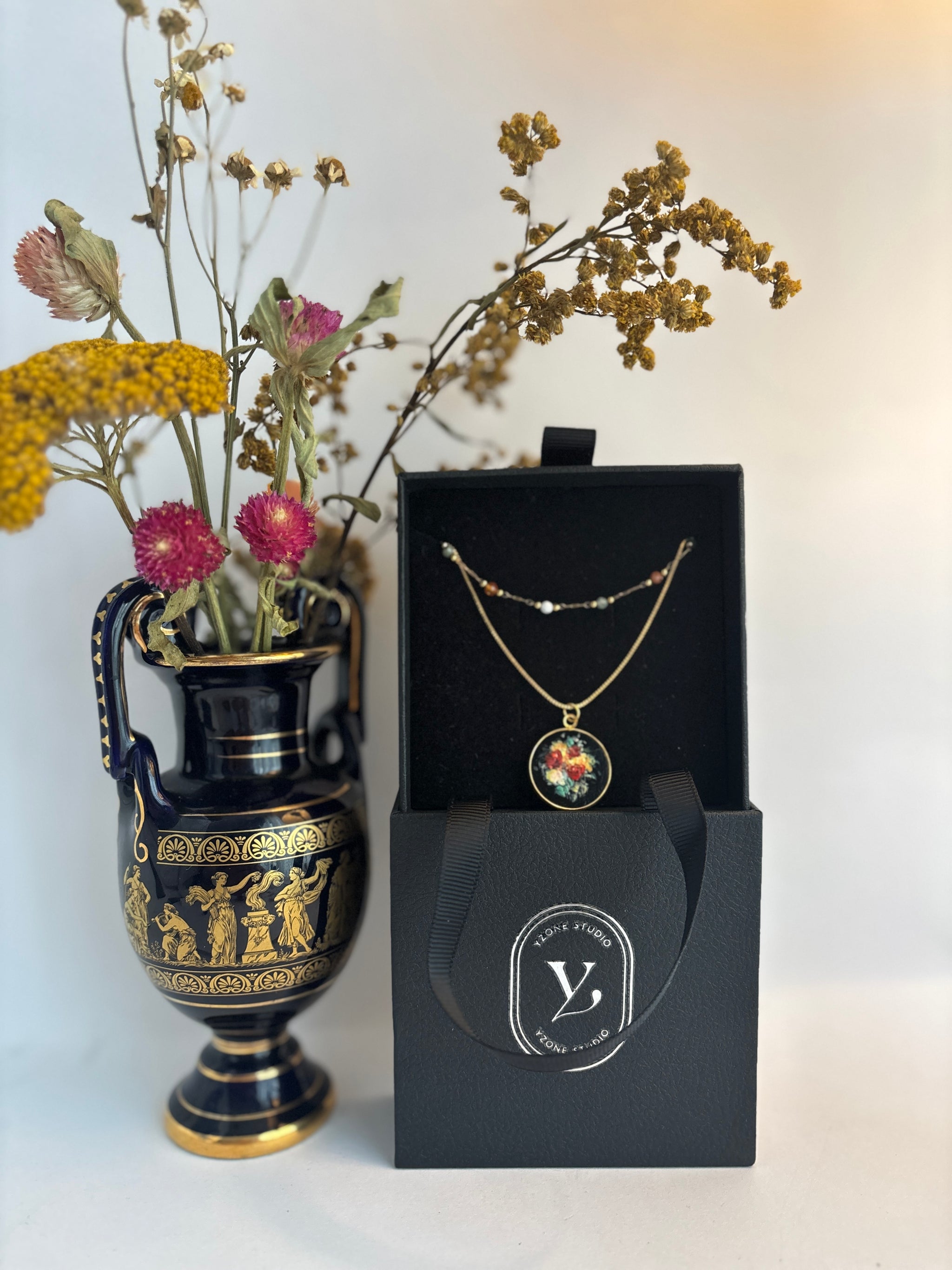 Customizable Ceramic Pendant Necklace | Customize Gift | Romantic Gift