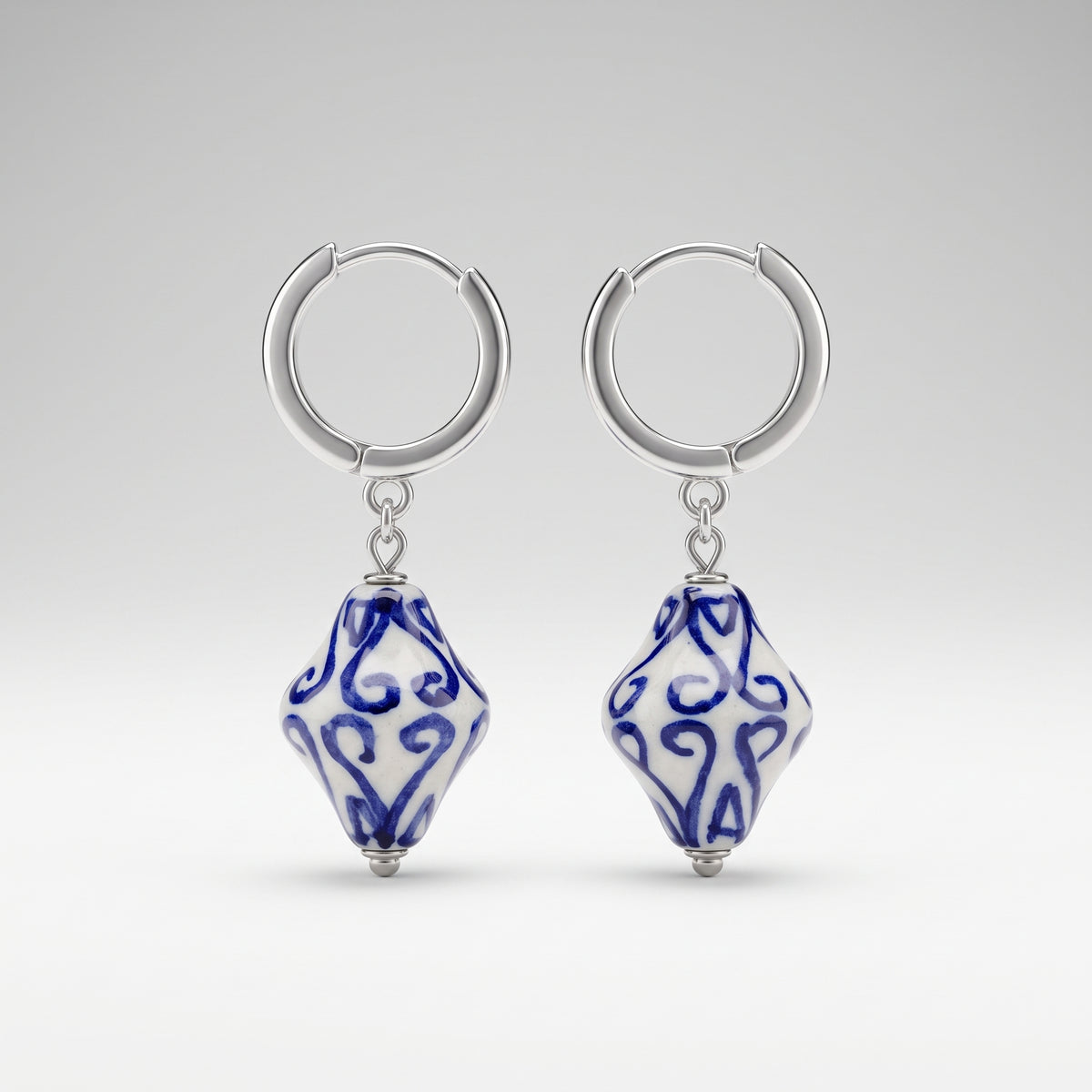 Rhombus Lapis Necklace