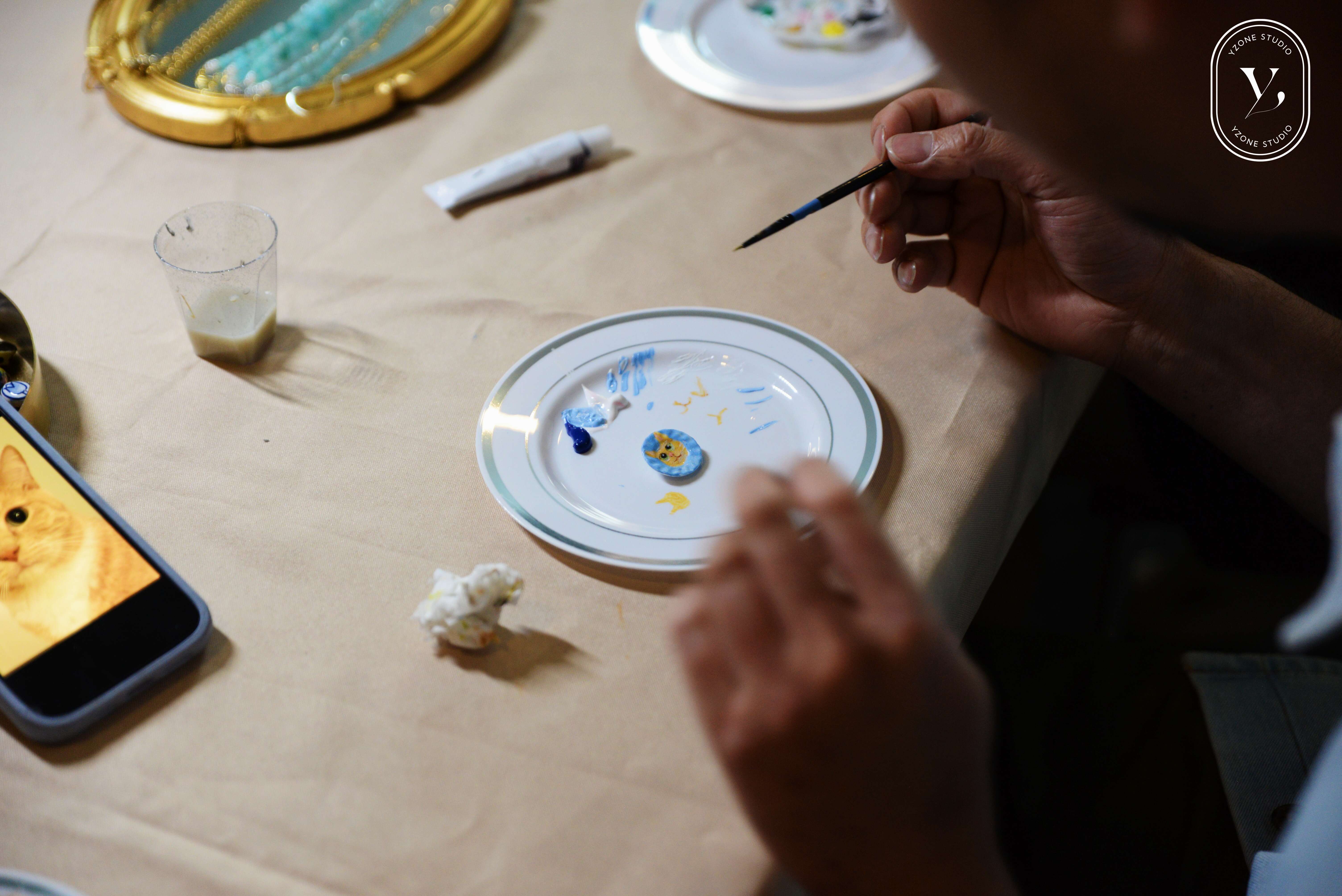 Student pottery work