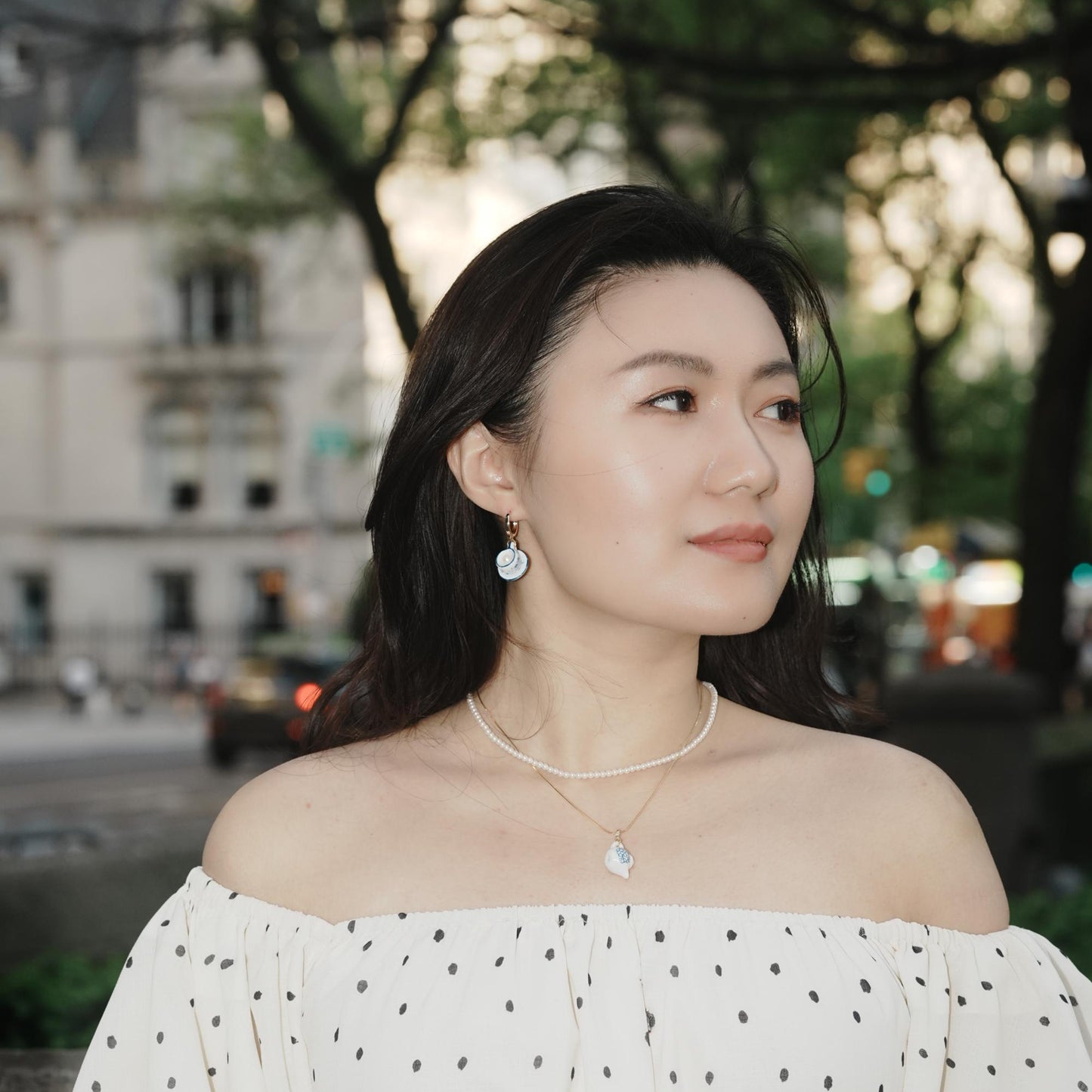 My Cup of Tea Porcelain Tea Set Earrings