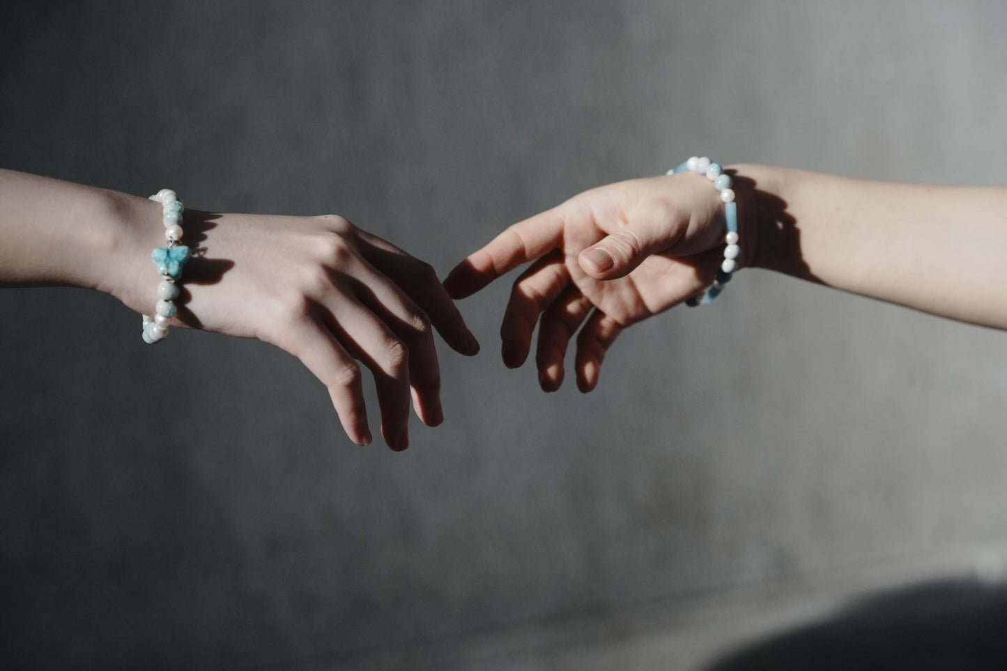 Pearl and Blue Porcelain Bracelet