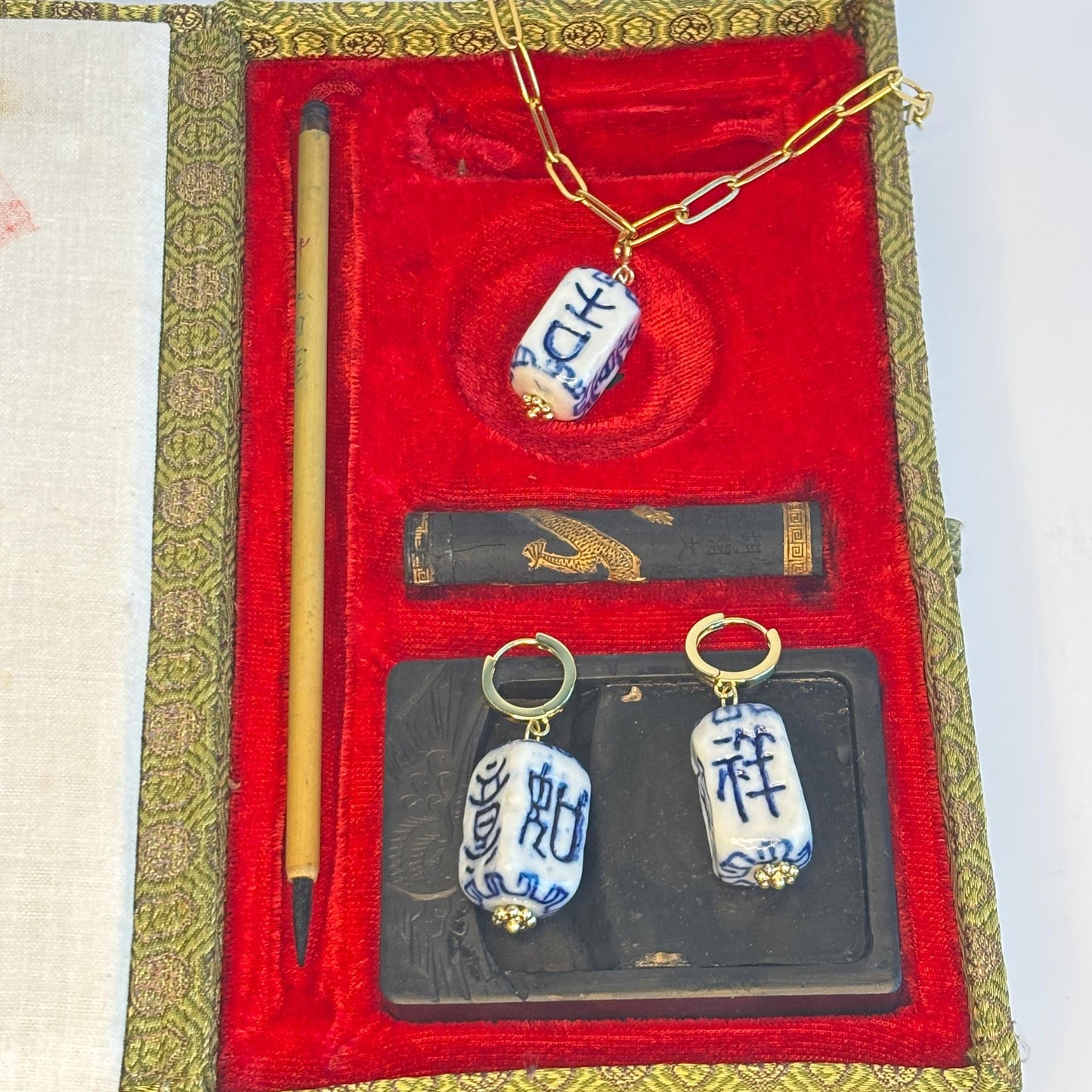 Blue-Blessing Harmony Earrings