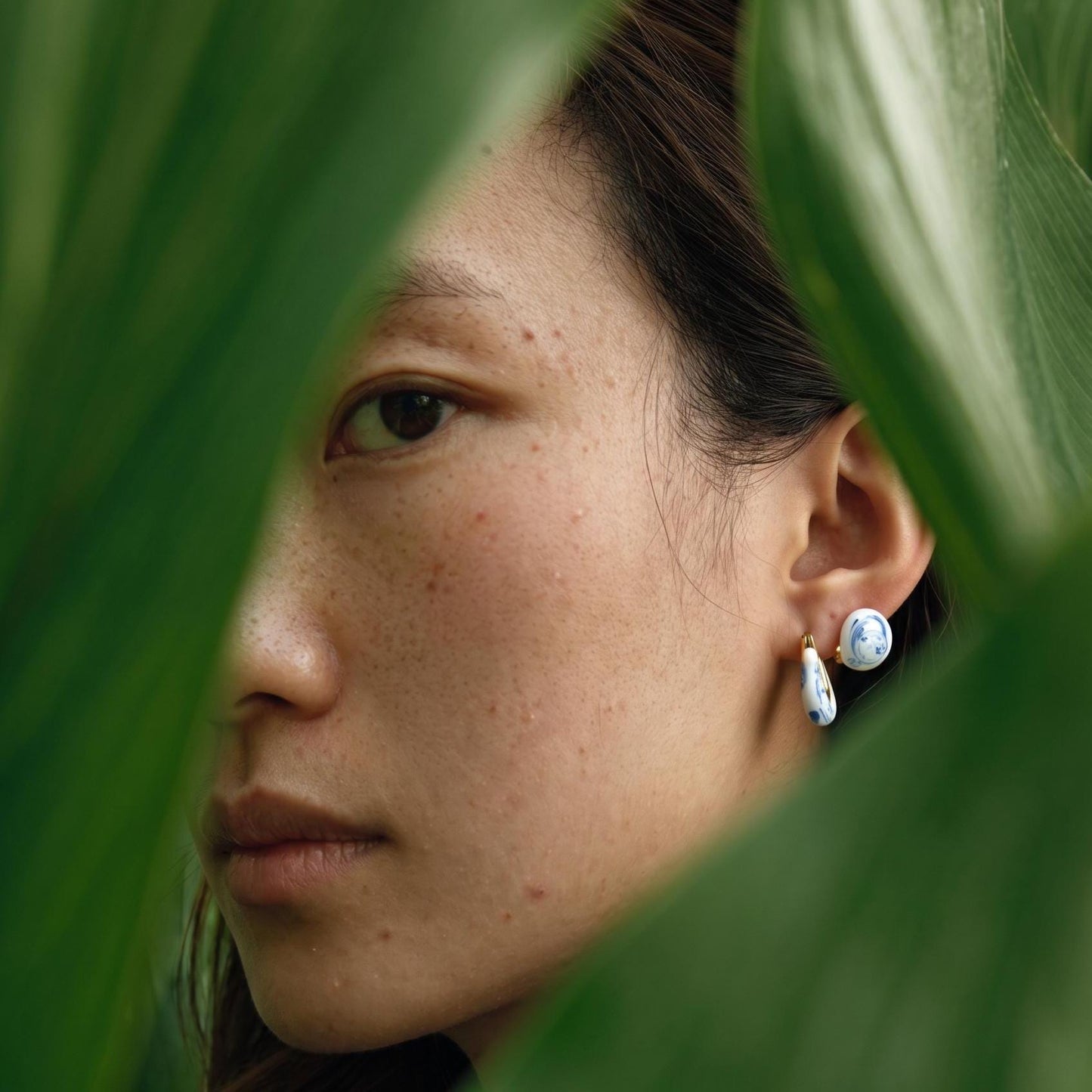 The Ming Blue | Marbled Hoop