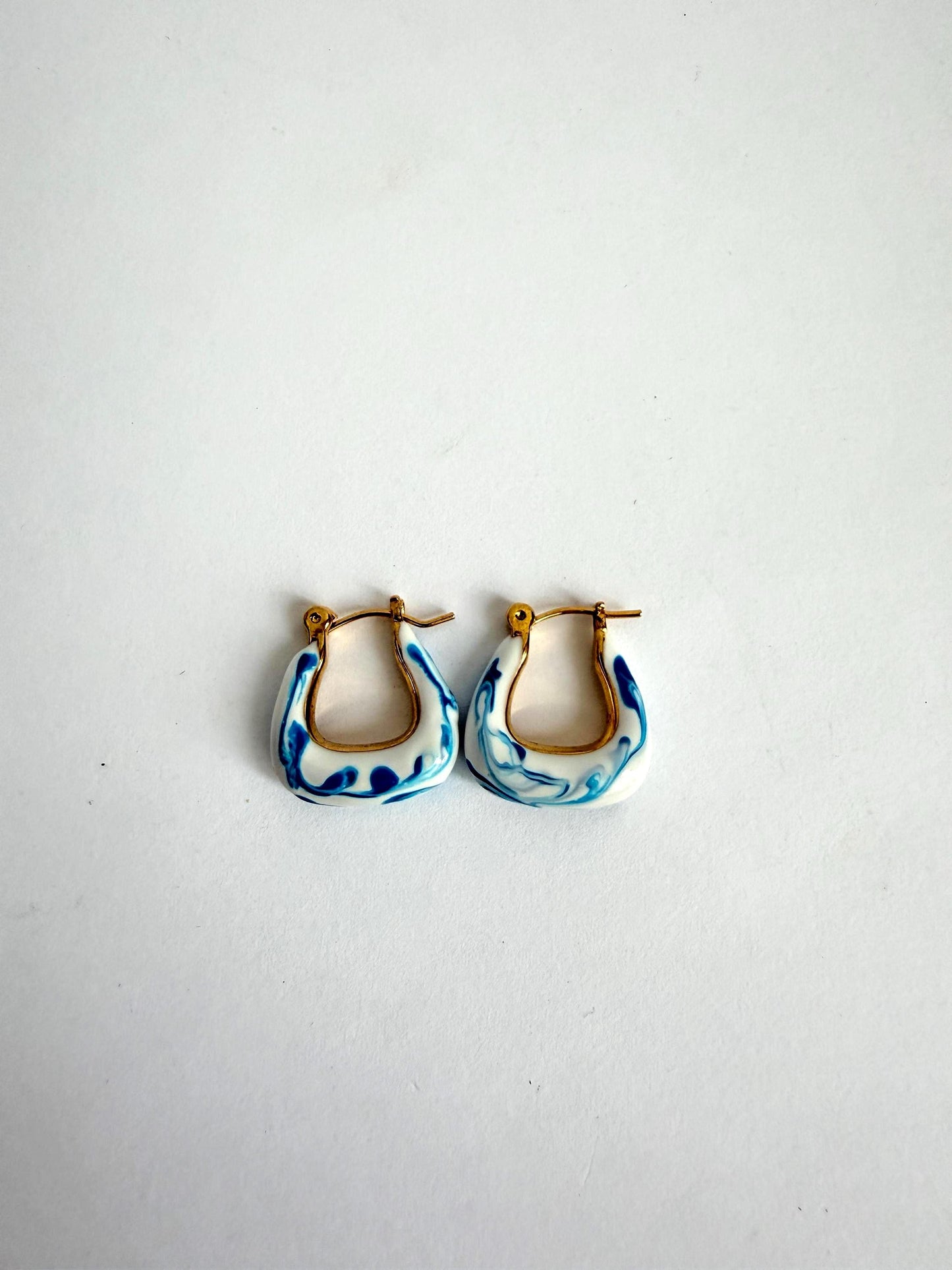 The Ming Blue | Marbled Hoop